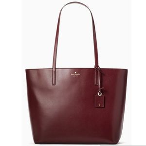 NWT Kate Spade Janie medium tote in cherrywood ♠️